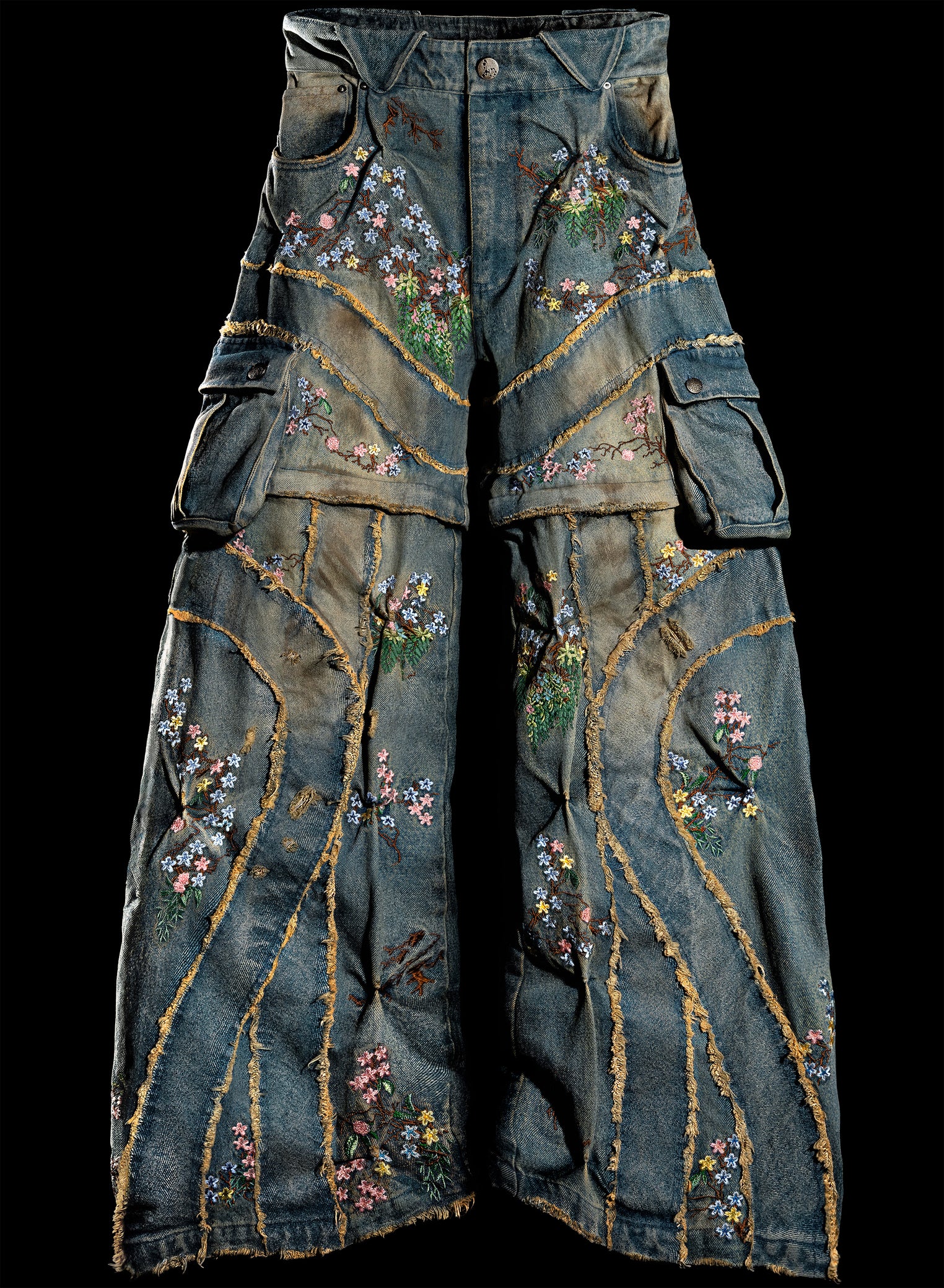 COUNTRYSIDE 'OVERGROWTH' CONVERTIBLE DENIM PANTS