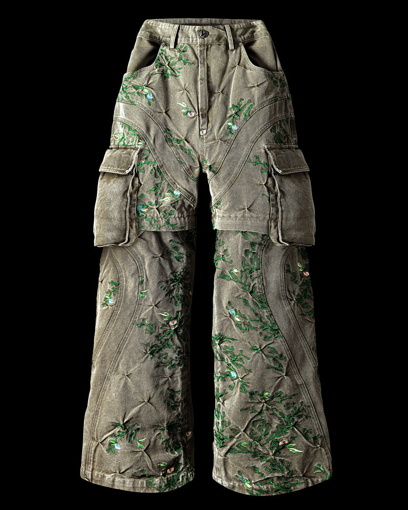‘OVERGROWTH’ CONVERTIBLE PANTS