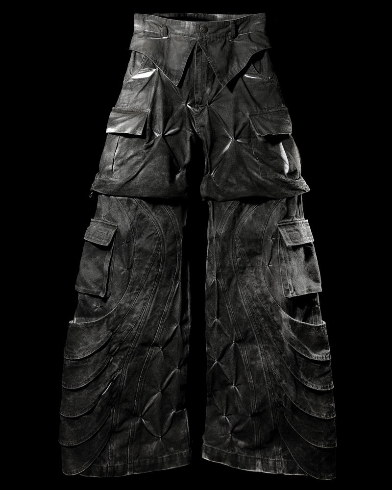 ‘CARBON’ CONVERTIBLE CARGO PANTS
