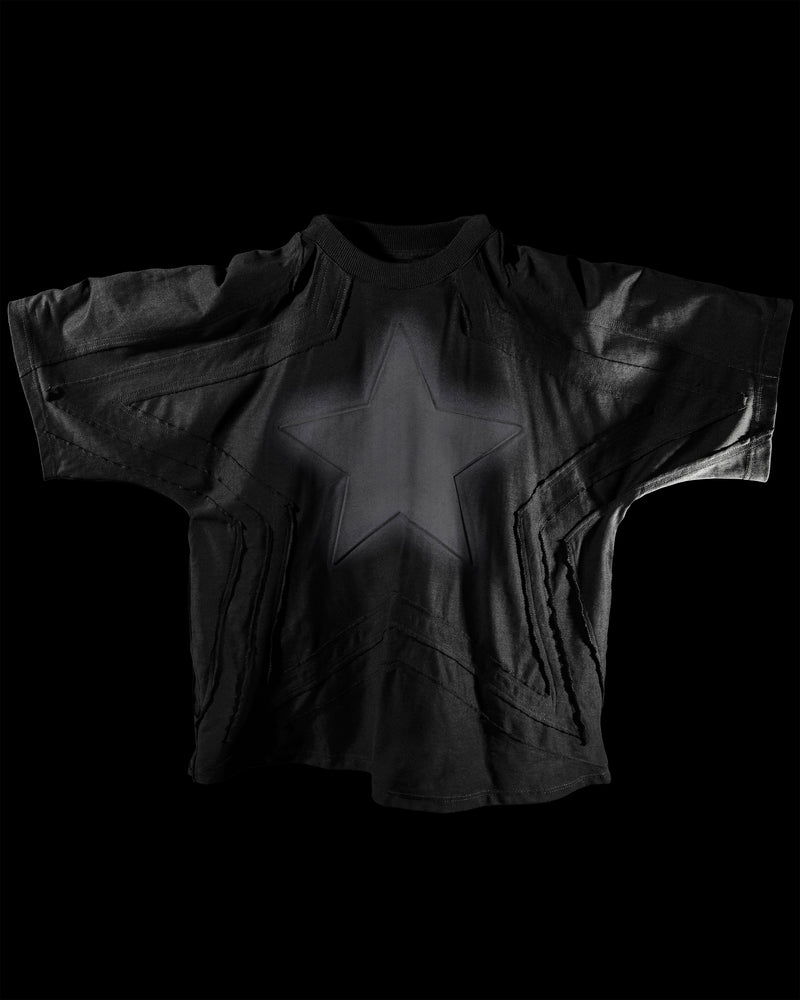 BLACK ‘STAR’ TEE SHIRT